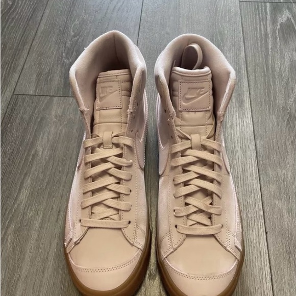 Nike Blazer Mid PRM WF DQ7572 600 Pearl Pink Gum Womens Size 7 - Picture 3 of 4